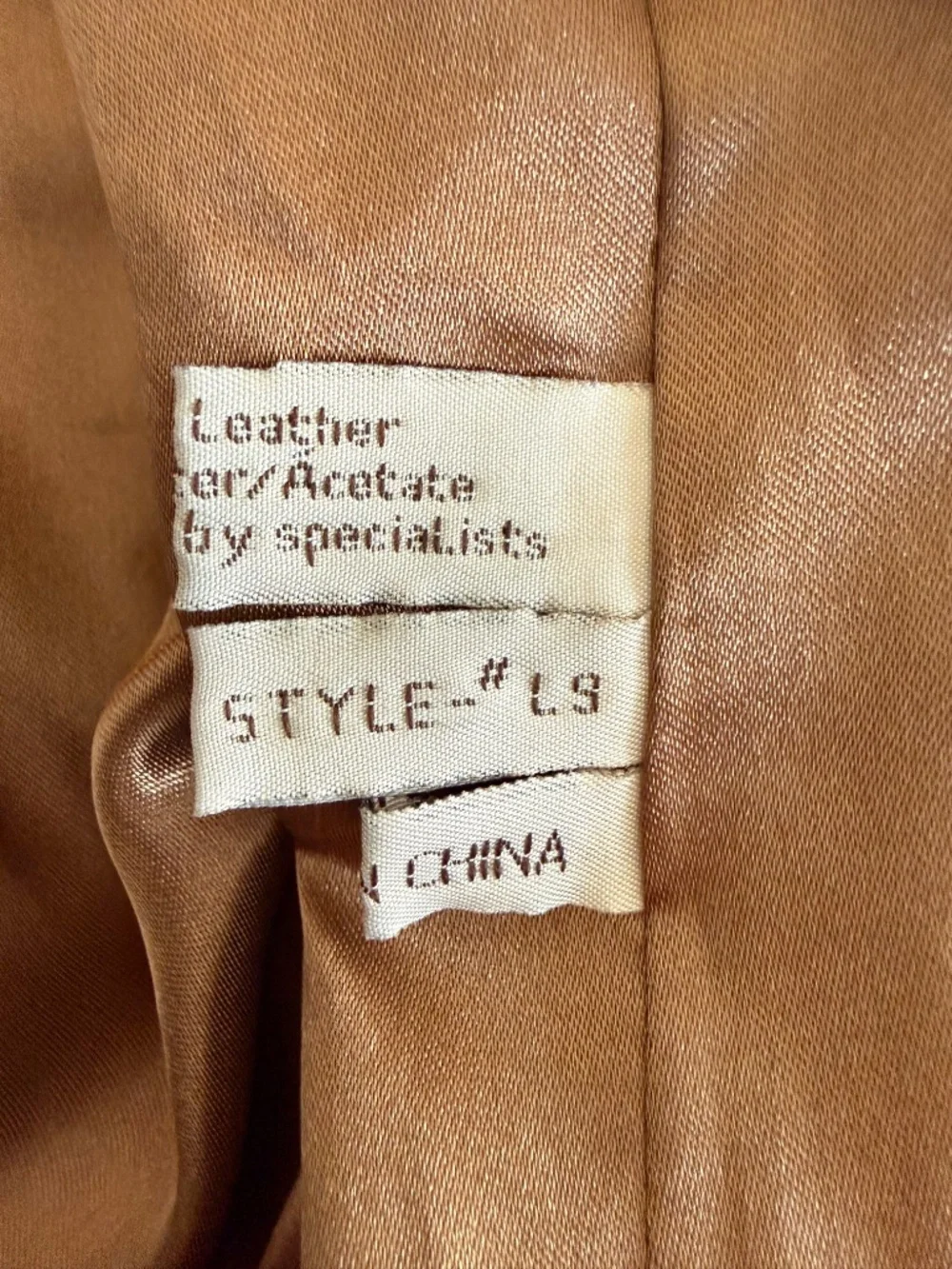 Scully Genuine Suede Leather Fringe Western Jacket Tan Camel Size L